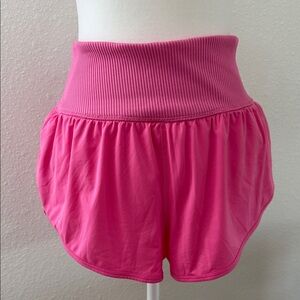 FP Movement by Free People Vibrant Pink High-Waisted Shorts